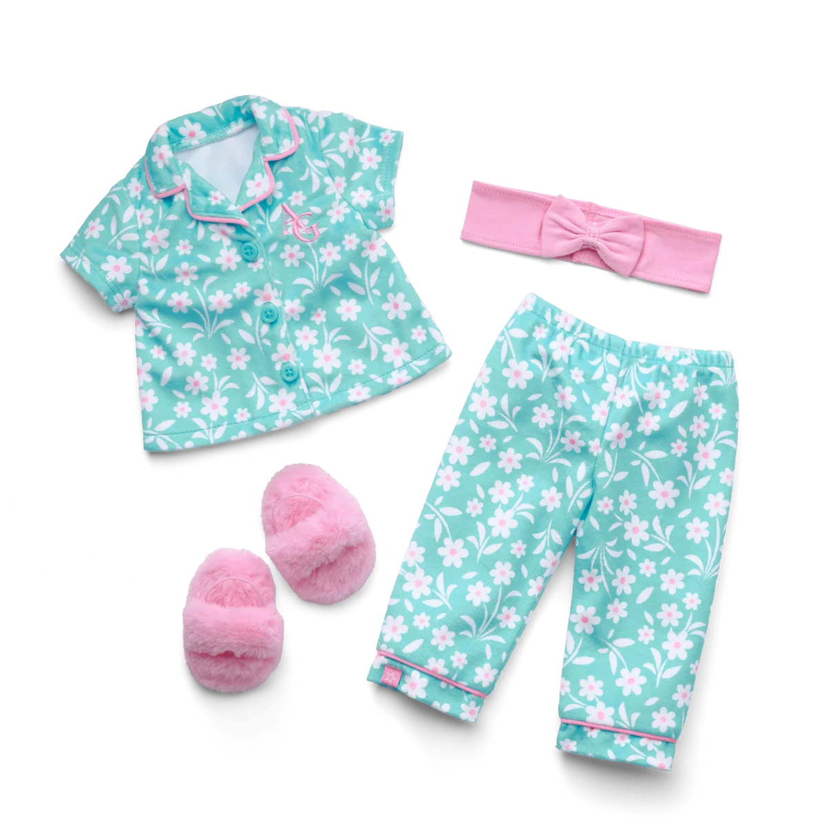 Flower Fun PJs for 18-inch Dolls