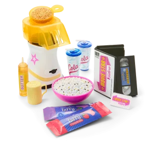 Isabel™ & Nicki's™ Movie Night Set for 18-inch Dolls (Historical Characters)