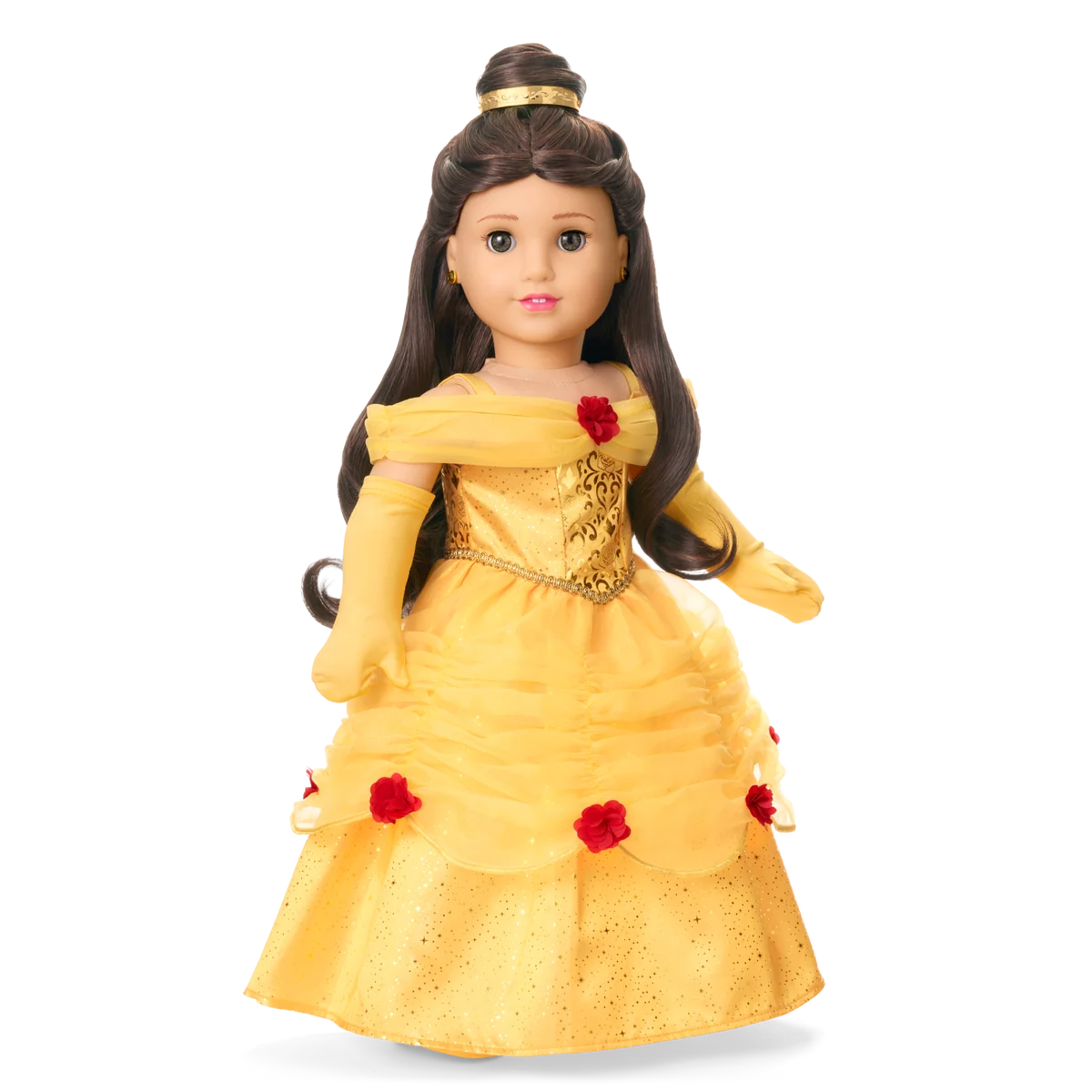 American Girl® Disney Princess Belle 18-inch Doll & Dress for Girls Bundle
