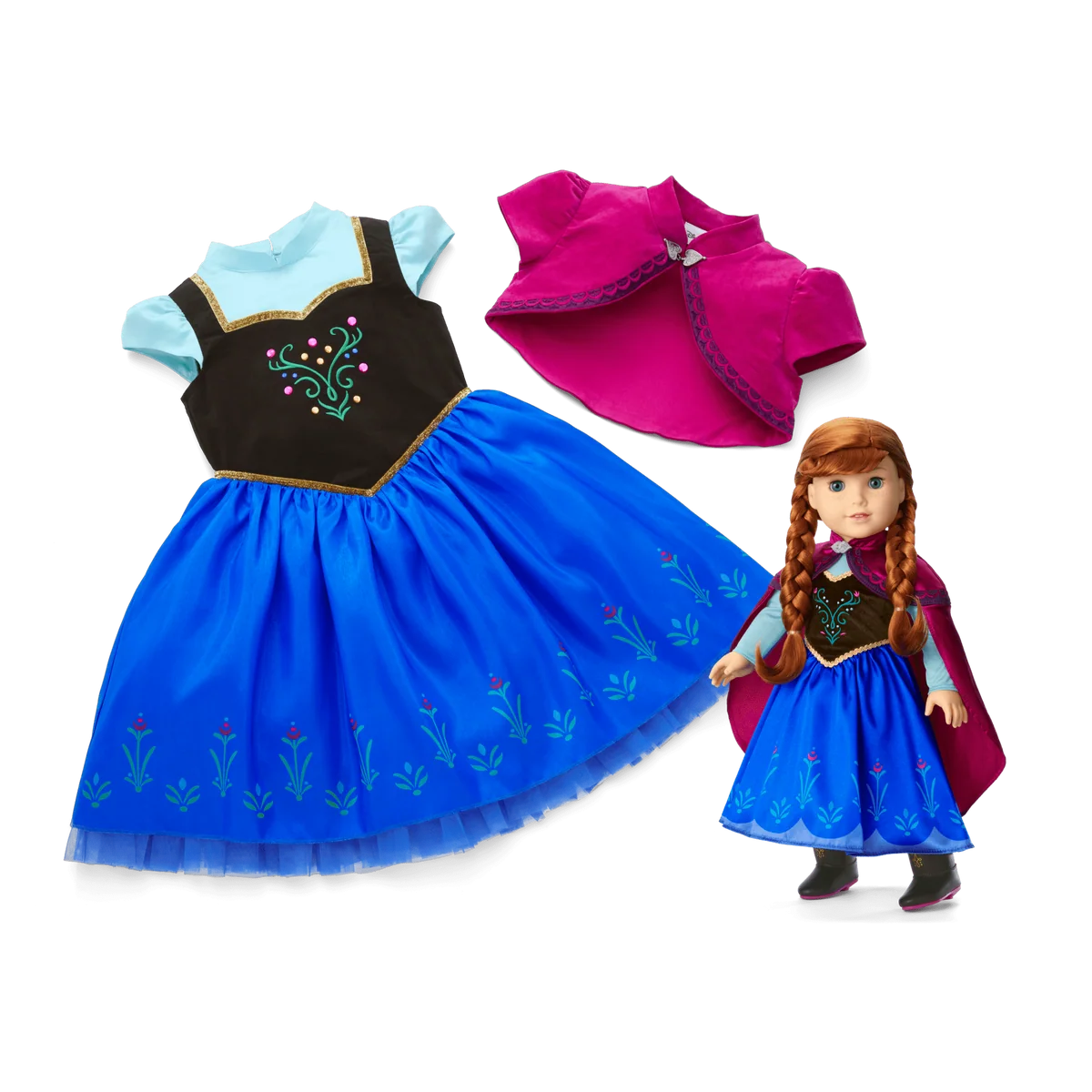 Disney Frozen Anna Doll & Matching Dress for Girls by American Girl®