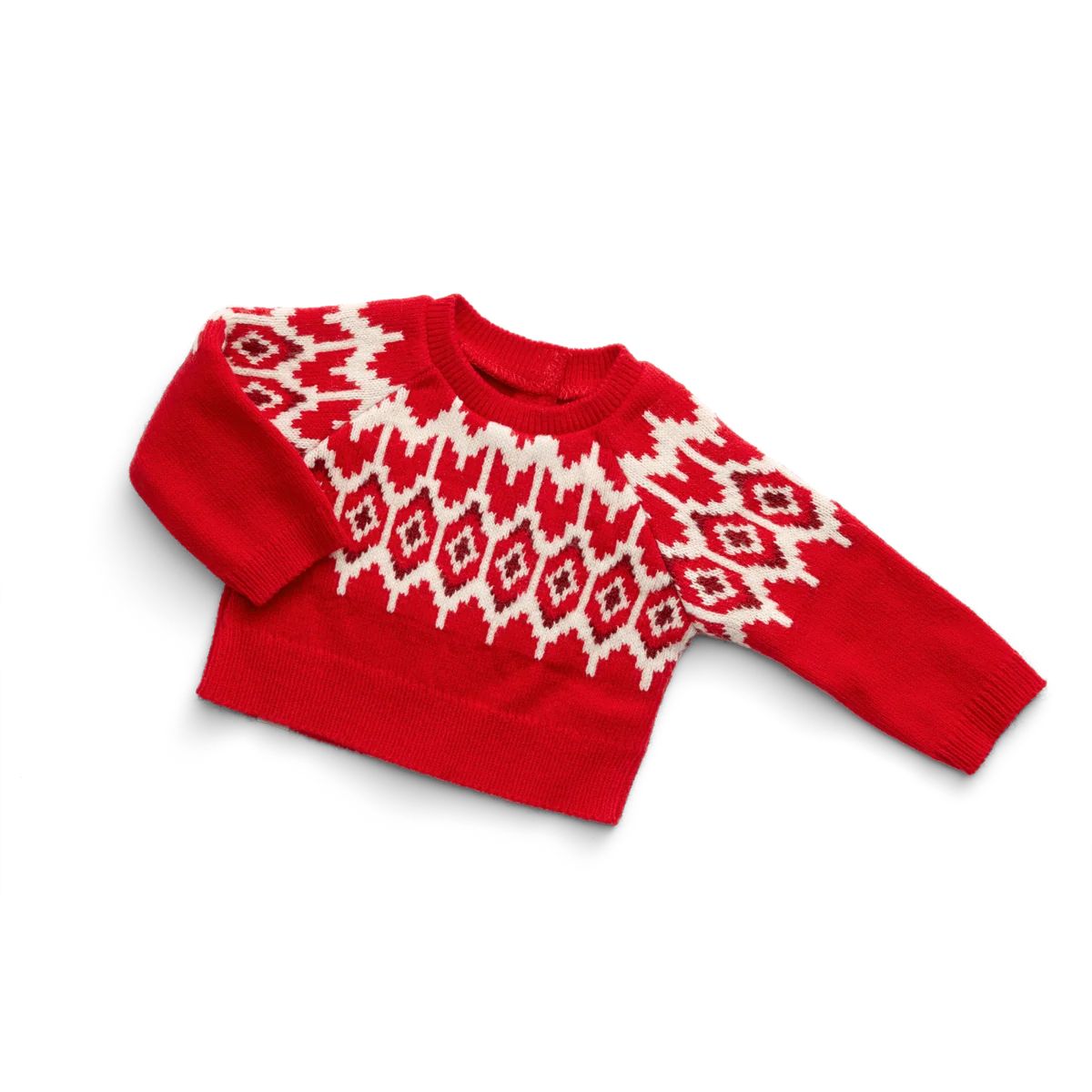 American Girl® x J.Crew Fair Isle Hearts Sweater for 18-inch Dolls