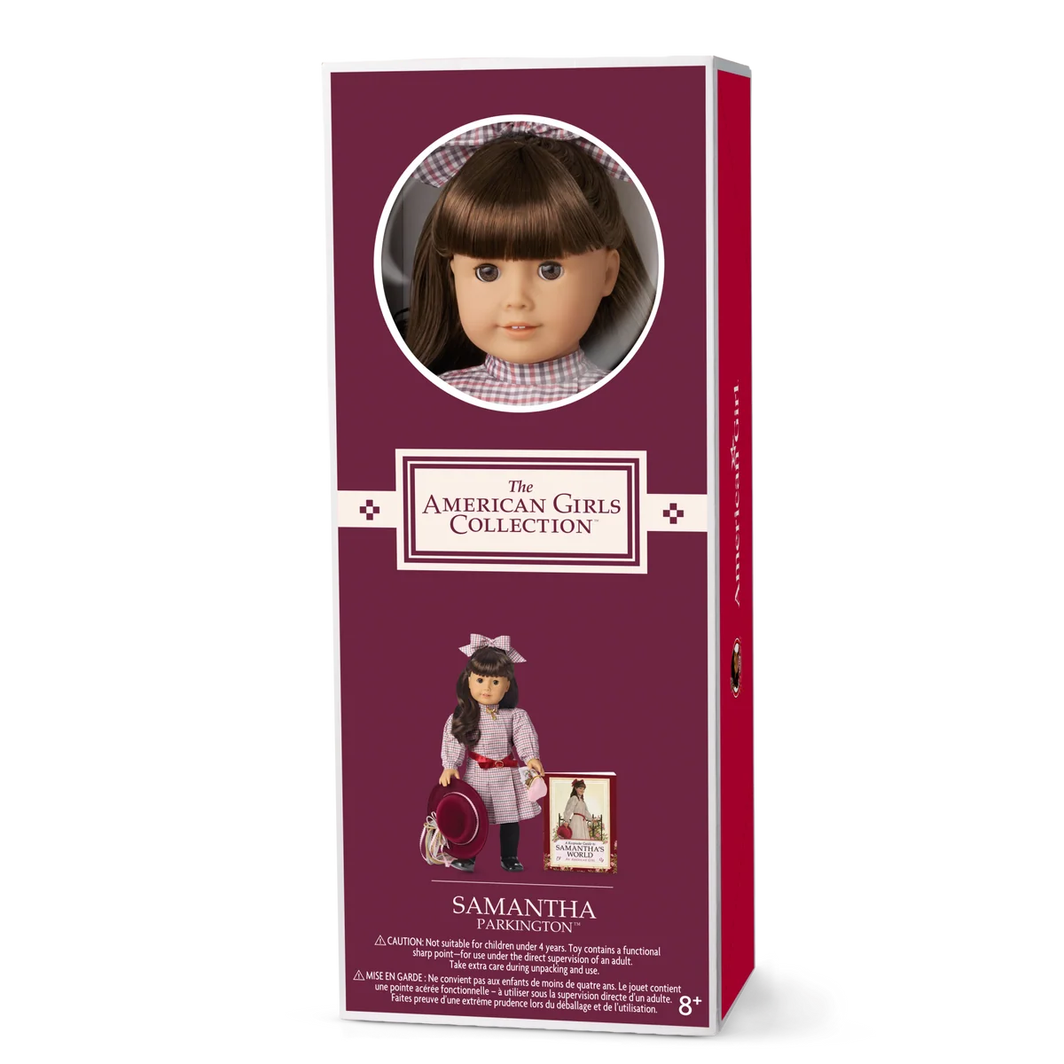 Samantha Parkington™ 18-inch Doll & Cranberry Party Dress Bundle (Historical Characters)