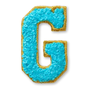 AG™ Letter G Stick-On Patch
