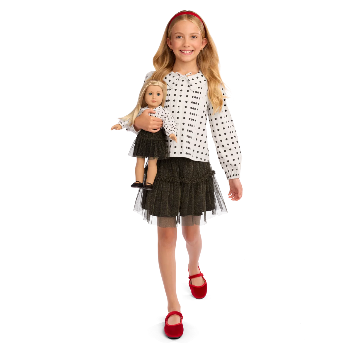 American Girl® x J.Crew Black Tulle Skirt for Girls