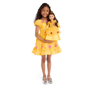 American Girl® Disney Princess Belle 18-inch Doll & Dress for Girls Bundle