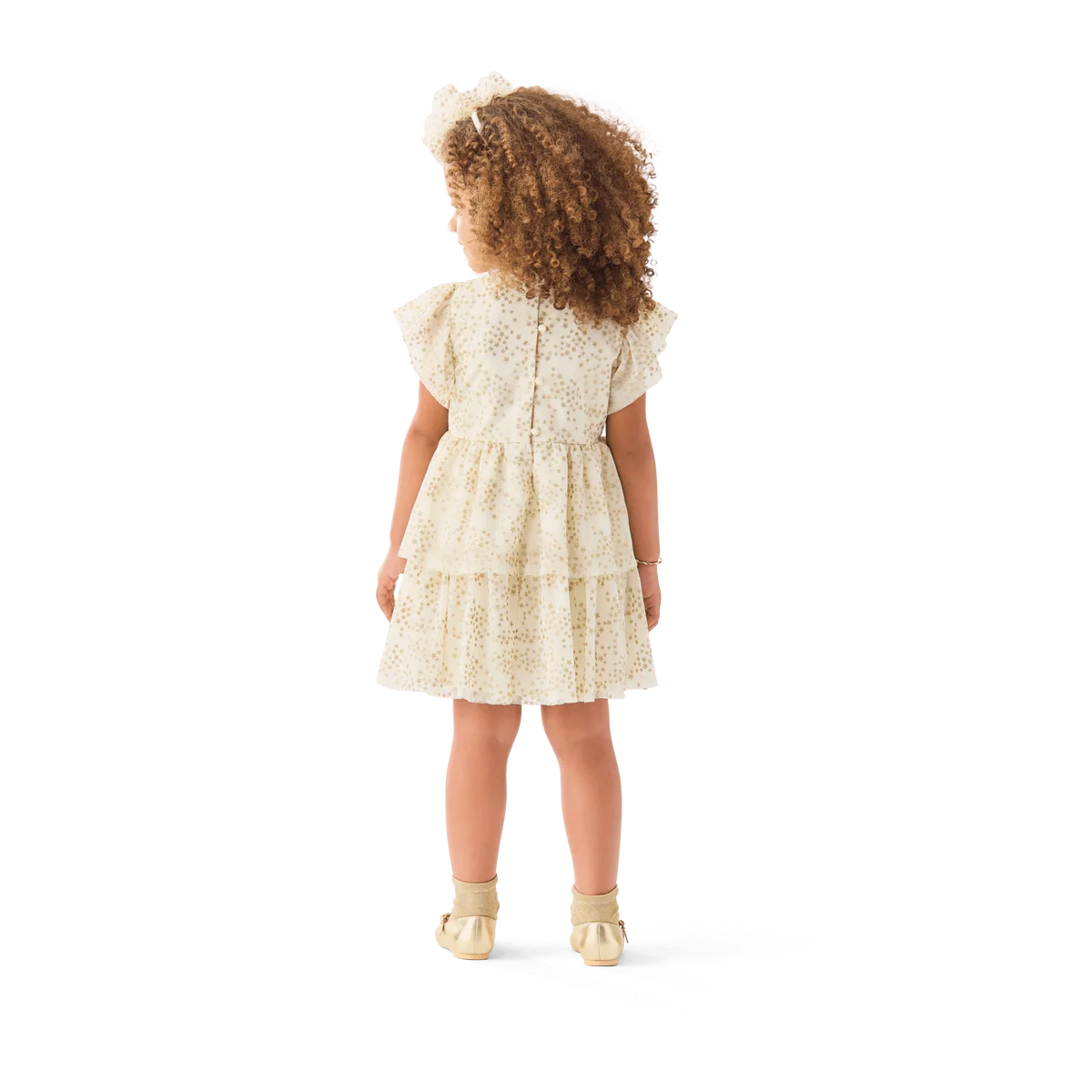 American Girl® x Janie and Jack Sparkly Cream Celebration Dress for Little Girls & Girls