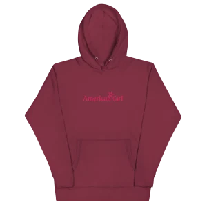 American Girl® Burgundy Hoodie for Adults