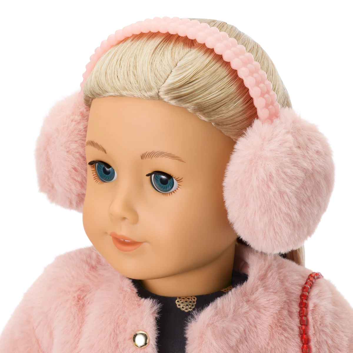 American Girl® x J.Crew Fair Isle Beanie & Scarf, Heart Purse & Accessories Bundle for 18-inch Dolls