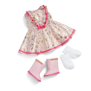 Floral Fashion Outfit for 18-inch Dolls