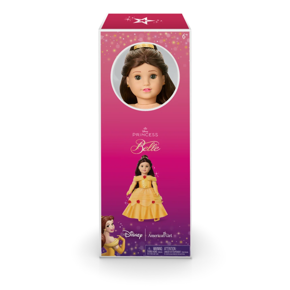American Girl® Disney Princess Belle 18-inch Doll & Dress for Girls Bundle