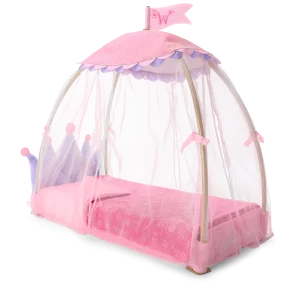 Royal Canopy Bed for WellieWishers™ Dolls