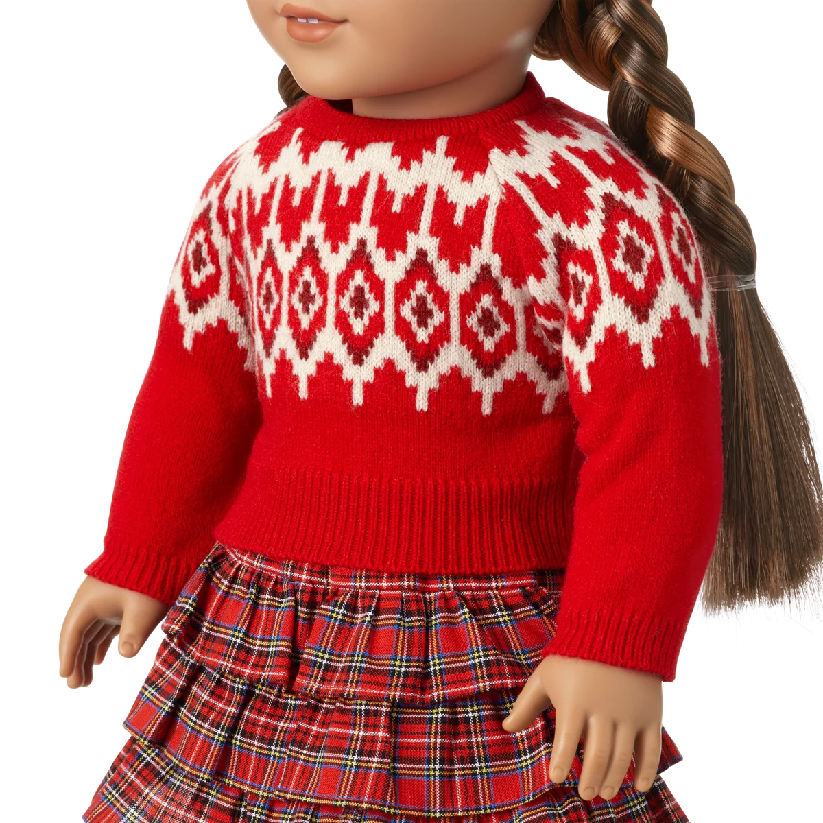 American Girl® x J.Crew Fair Isle Hearts Sweater for 18-inch Dolls