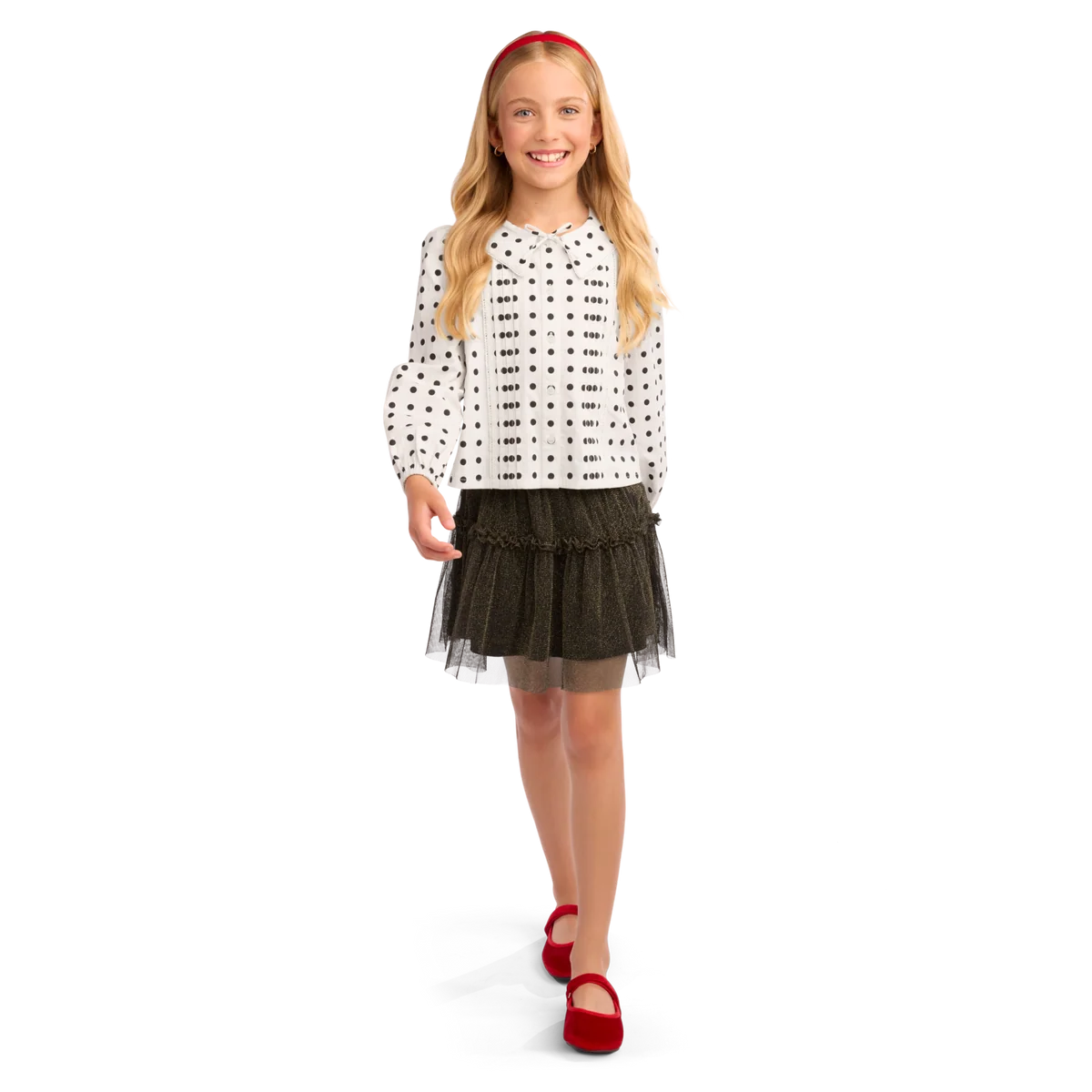 American Girl® x J.Crew Black Tulle Skirt for Girls
