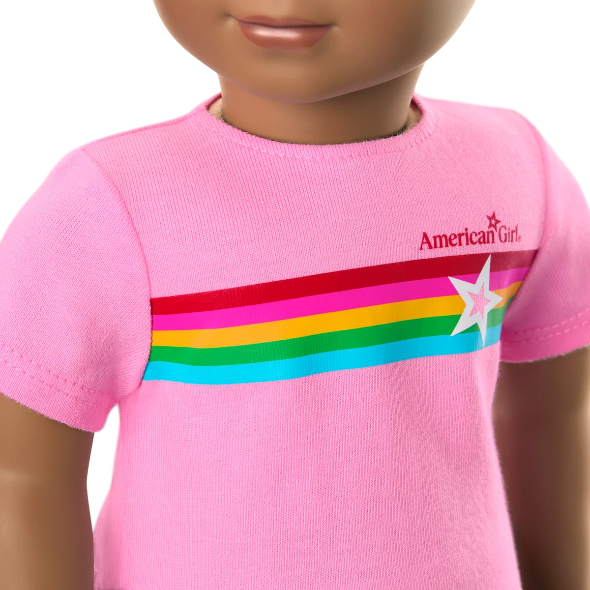 Truly Me™ 18-inch Doll #113 with curly dark-brown hair