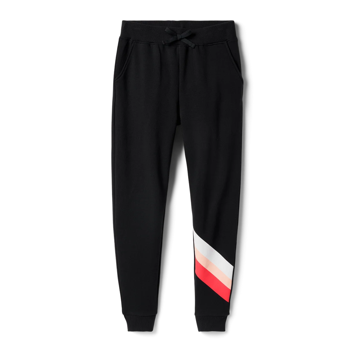 American Girl® x Janie and Jack: Maritza’s™ Black Striped Joggers for Girls
