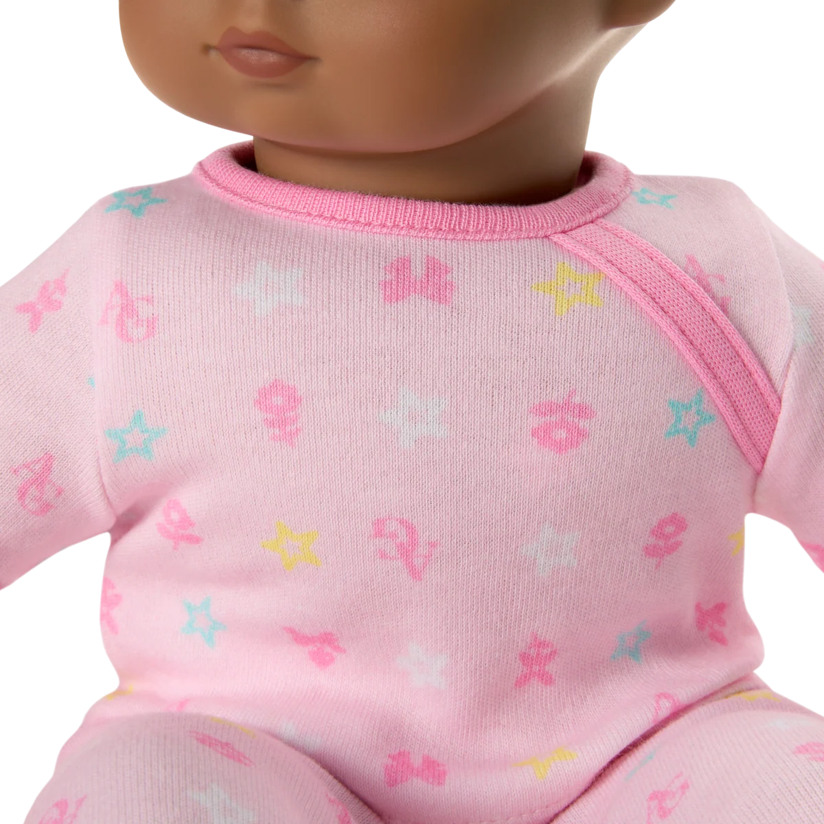 Bitty Baby® Doll #1 with black hair in Pastel Pink