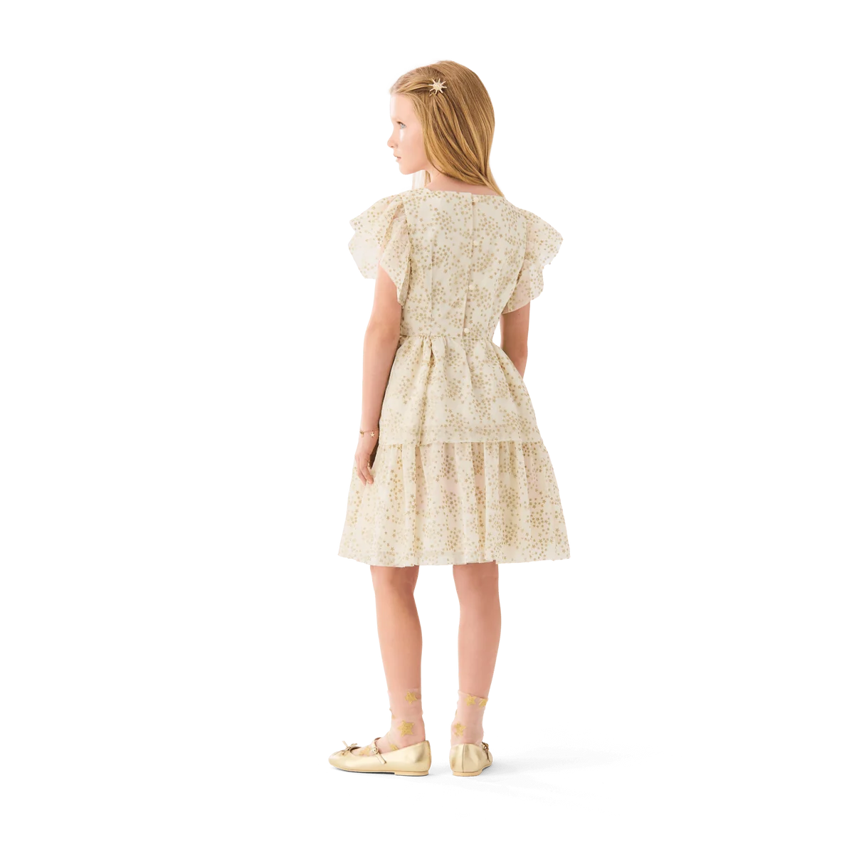 American Girl® x Janie and Jack Sparkly Cream Celebration Dress for Little Girls & Girls