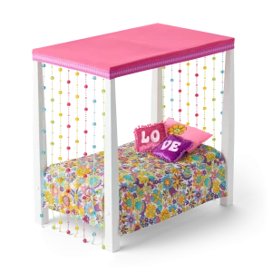 Julie’s™ Groovy Bed & Bedding for 18-inch Dolls (Historical Characters)