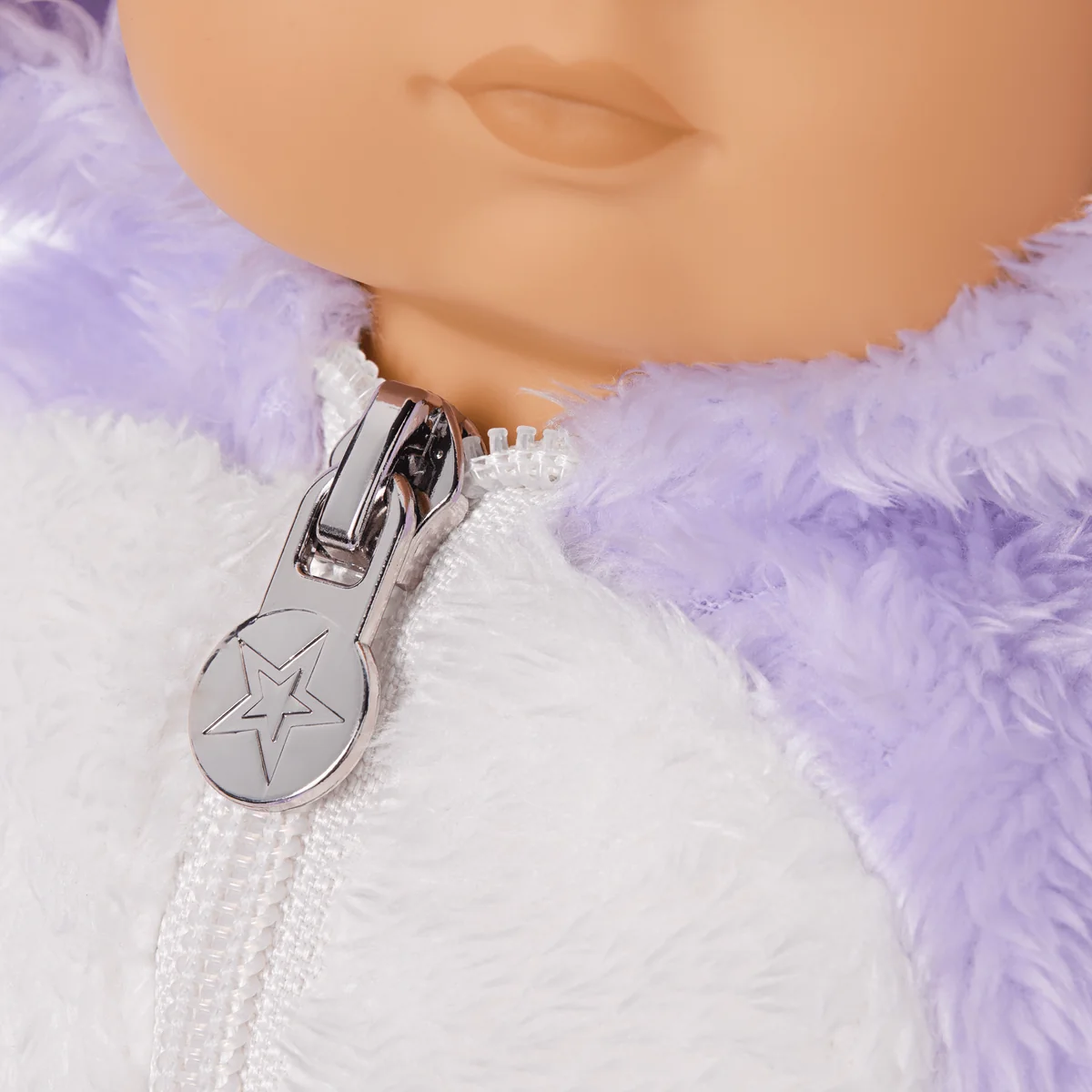 Lovable Lavender Bear One-Piece Outfit for Bitty Baby® Dolls