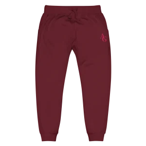 American Girl® Burgundy Fleece Sweatpants for Adults