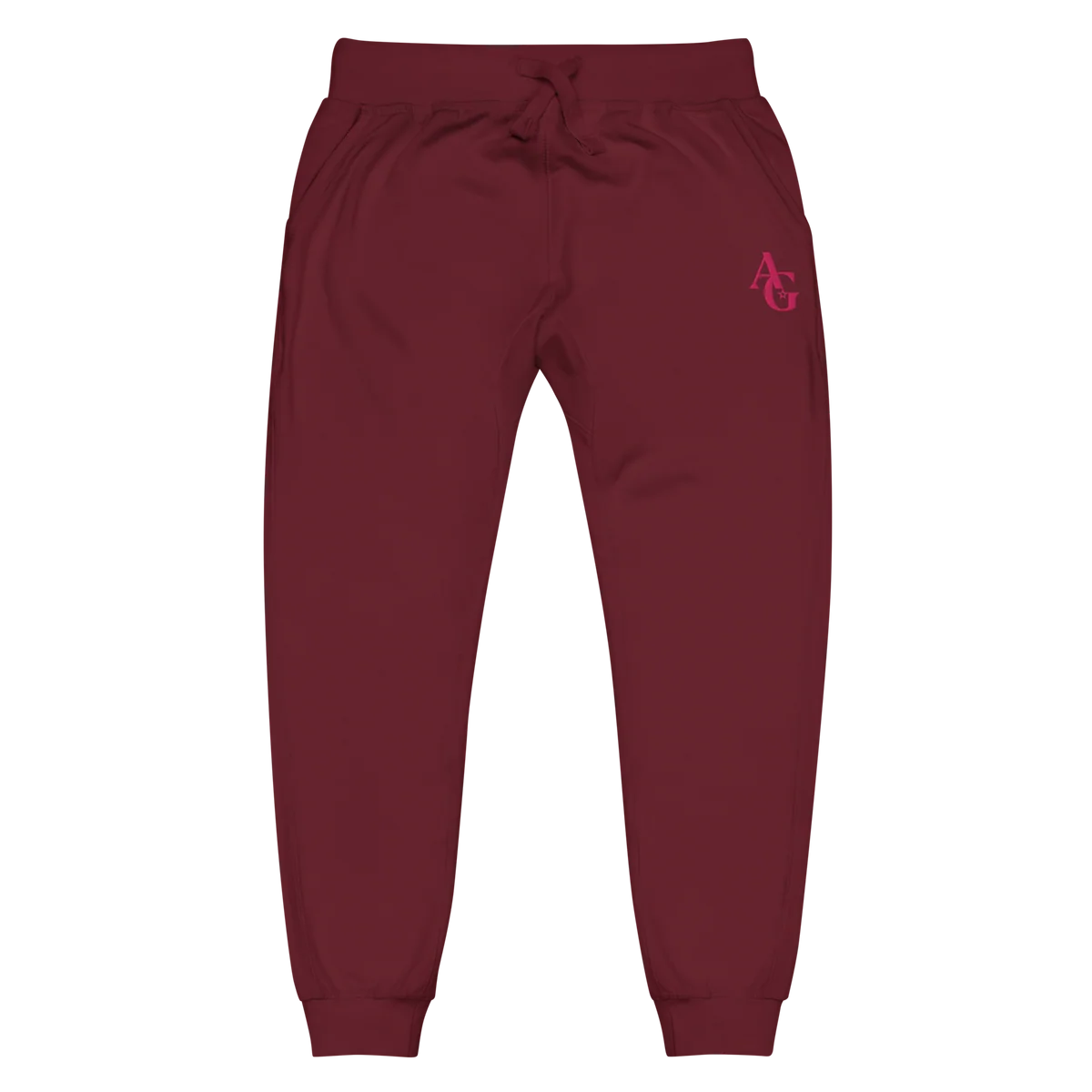 American Girl® Burgundy Fleece Sweatpants for Adults