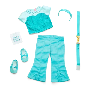 March Aquamarine Dream Outfit for 18-inch Dolls