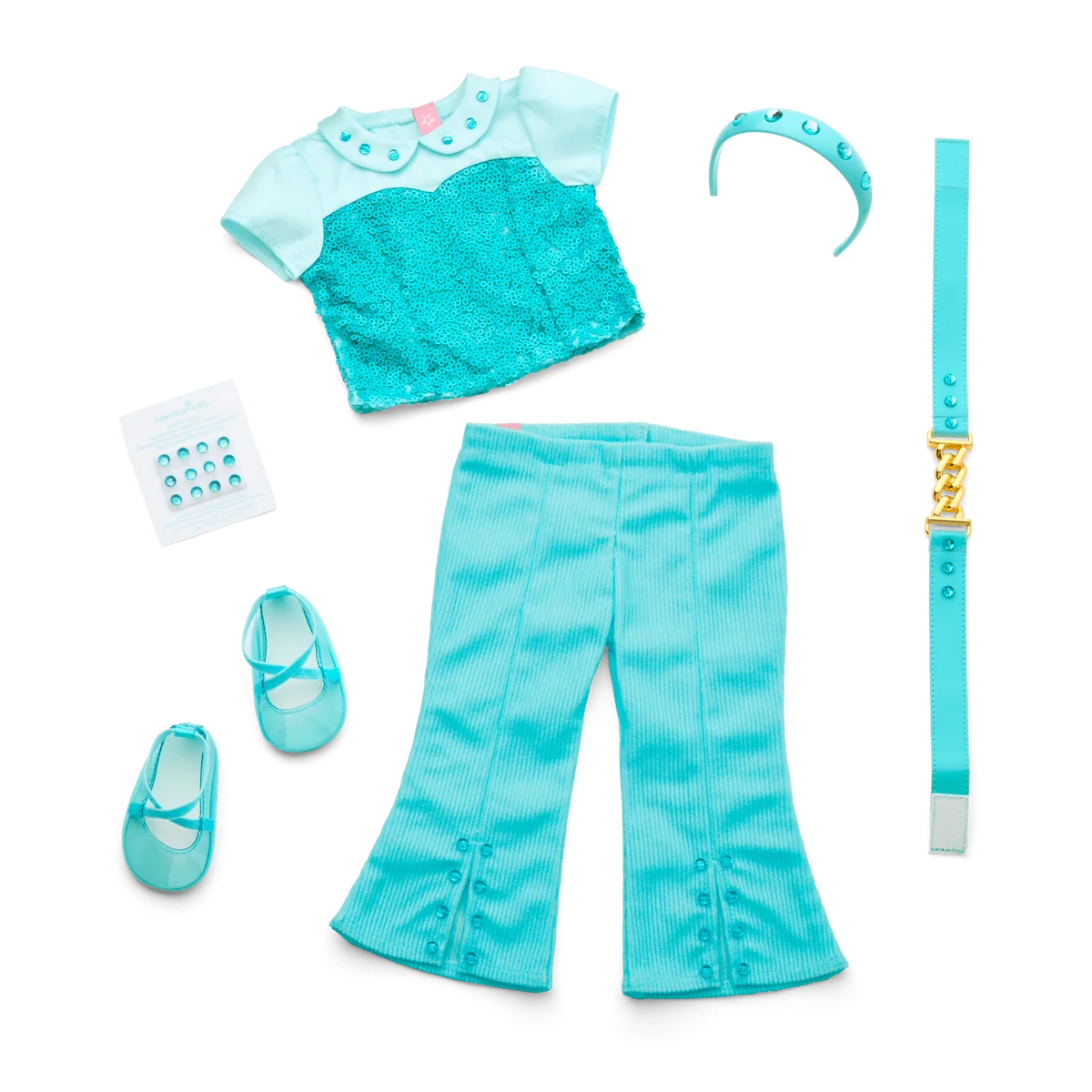 March Aquamarine Dream Outfit for 18-inch Dolls