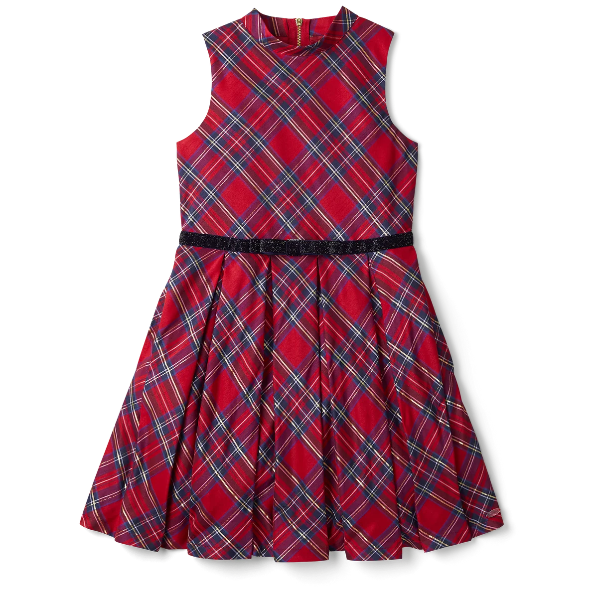 Pretty Plaid Christmas Dress for Girls