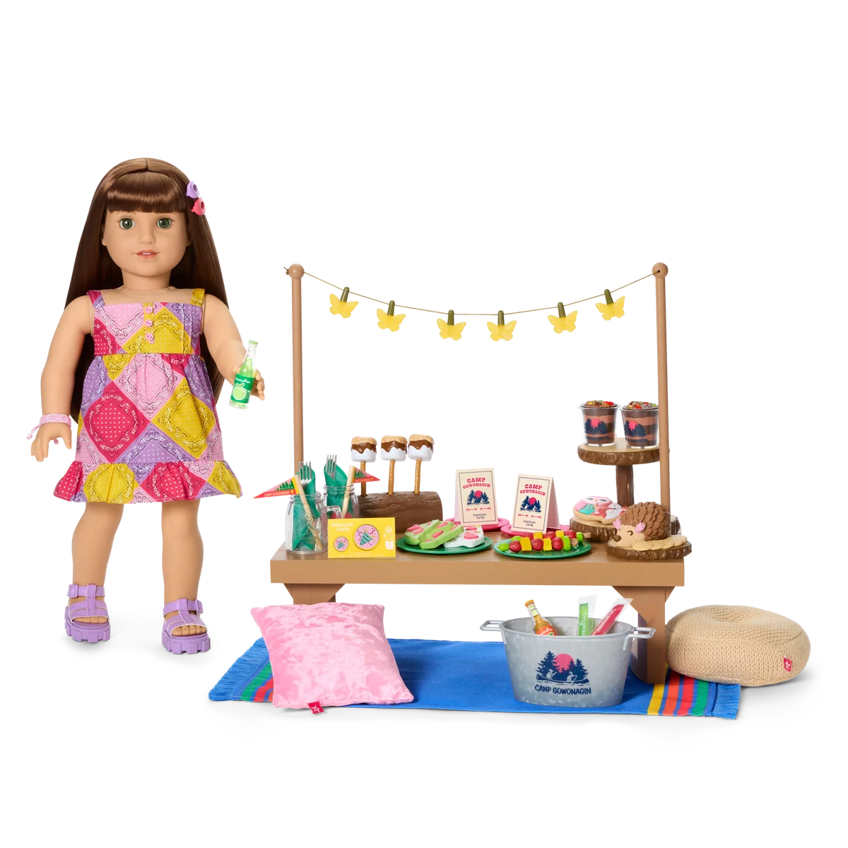 Daisy Davenport’s™ Camp Table, Outfit & Crafts Bundle for 18-inch Dolls (Girl of the Year™ 2027)
