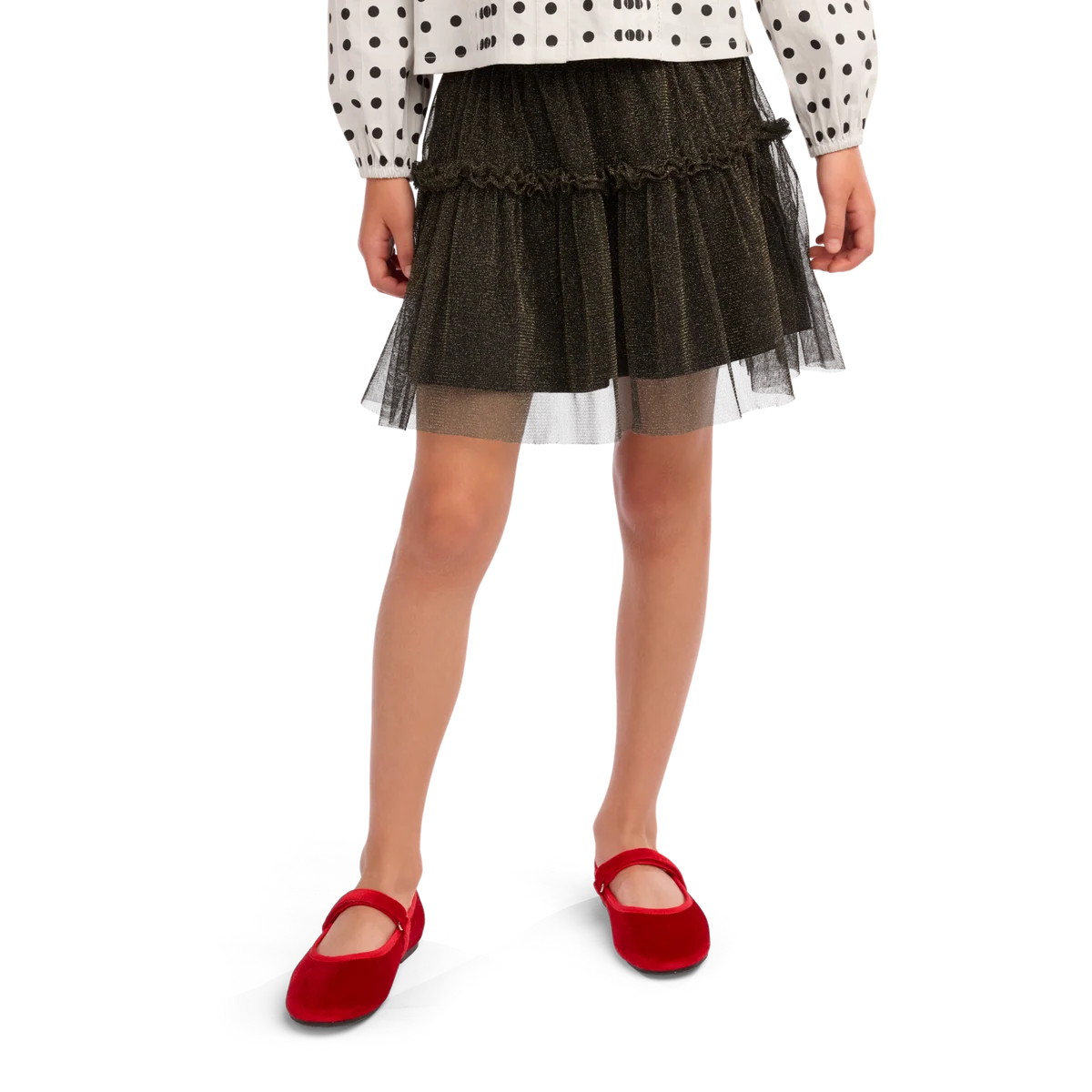 American Girl® x J.Crew Embellished Barn Jacket™, Polka-Dot Top & Tulle Skirt Bundle for Girls