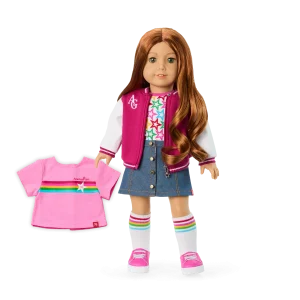 Truly Me™ 18-inch Doll #103 with wavy red hair