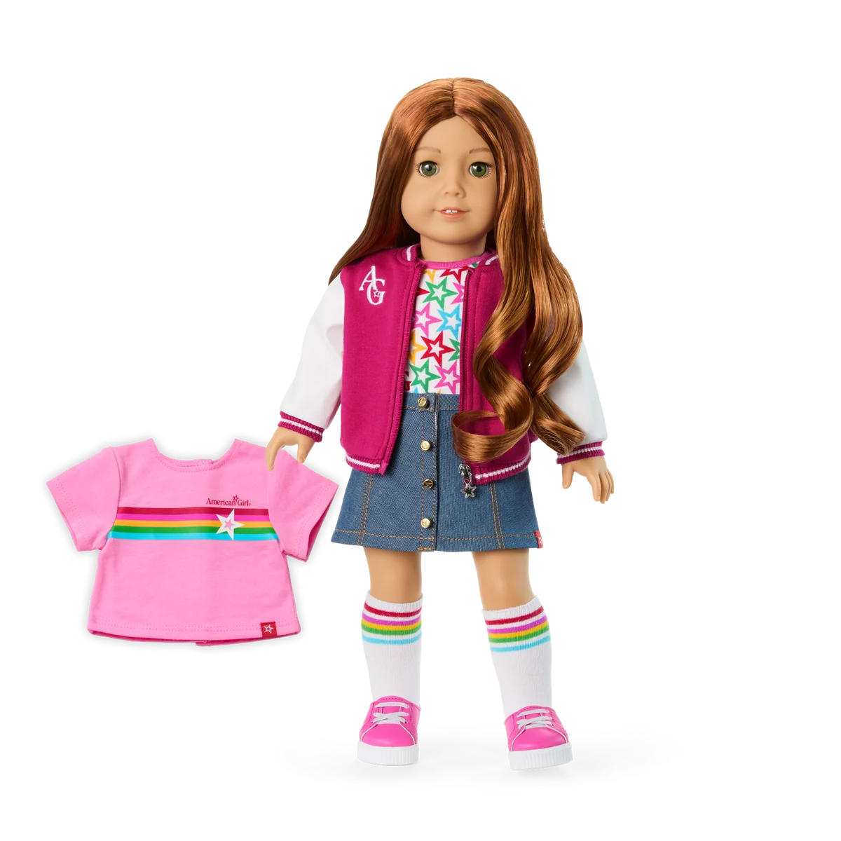 Truly Me™ 18-inch Doll #103 with wavy red hair