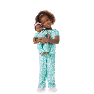 Flower Fun PJs for Little Girls & Bitty Baby® Dolls
