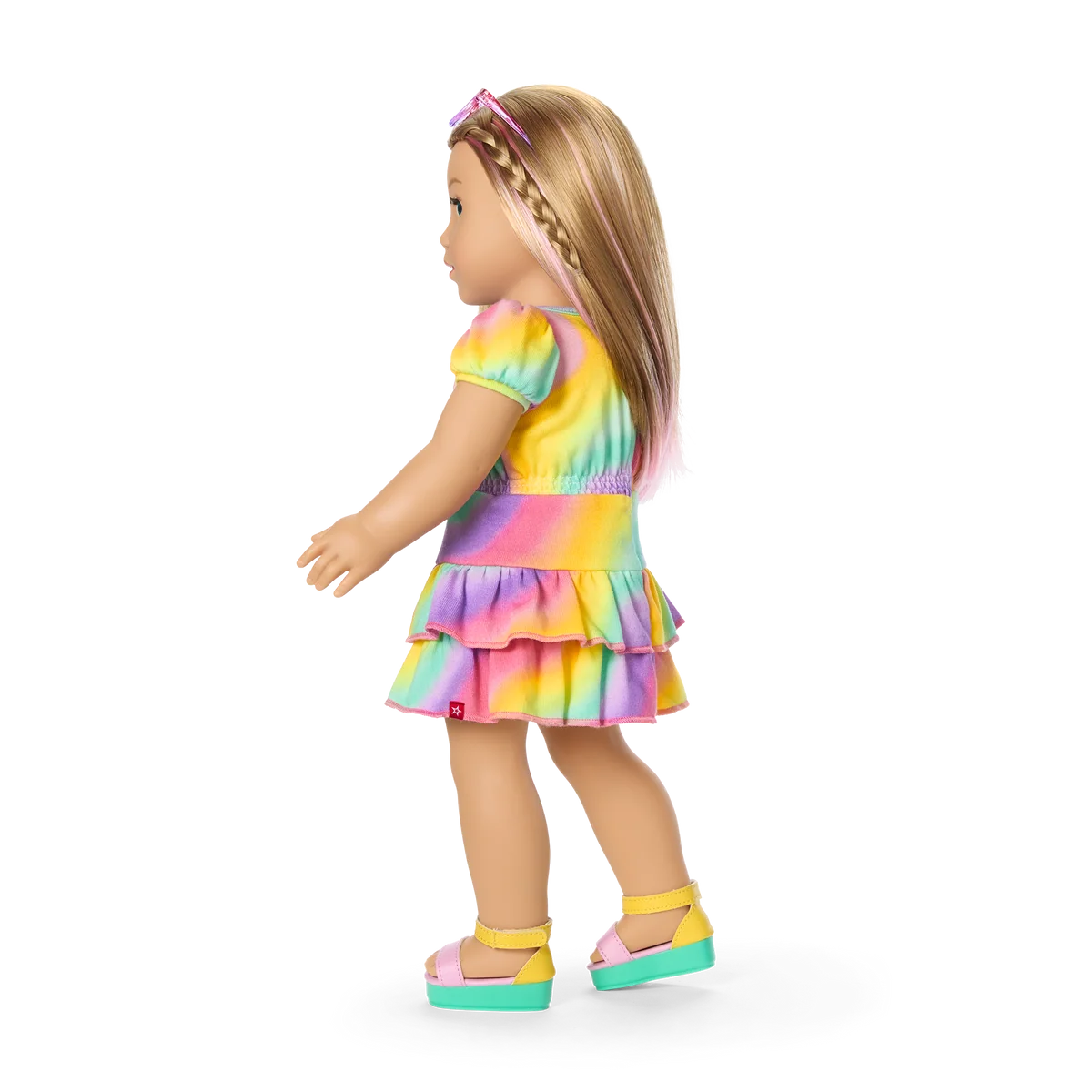 Summer's™ Rainbow Swirl Dress for Girls & 18-inch Dolls + Summer Doll (Girl of the Year™ 2025)