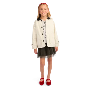 American Girl® x J.Crew Embellished Barn Jacket™, Polka-Dot Top & Tulle Skirt Bundle for Girls