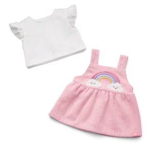 Rainbow Corduroy Outfit for Bitty Baby® Dolls