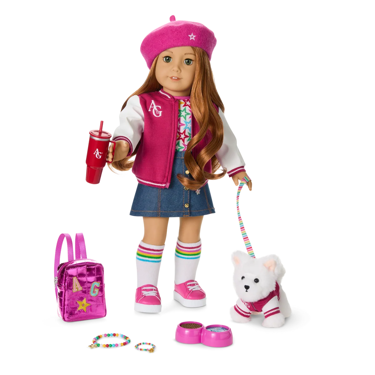 Truly Me™ 18-inch Doll #103 with wavy red hair