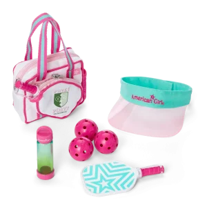 Raquel's™ Pickleball Bag & Paddle Set for 18-inch Dolls (Girl of the Year™ 2026)
