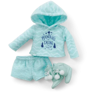 Corinne’s™ Powder Blue Pajamas for 18-inch Dolls