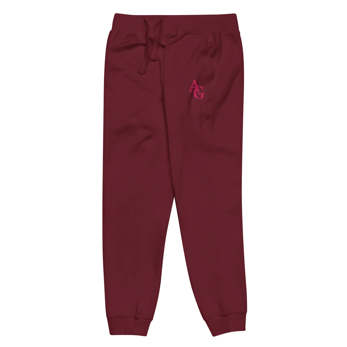 American Girl® Burgundy Fleece Sweatpants for Adults