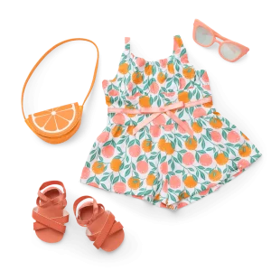 Orange You Glad It's Summer Outfit for 18-inch Dolls