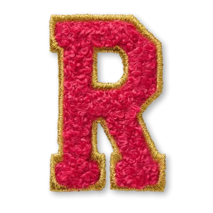 AG™ Letter R Stick-On Patch