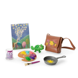 American Girl® Disney Princess Rapunzel Painting Accessories & Pascal for 18-inch Dolls