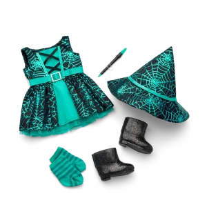 Witchy Webs Costume for 18-inch Dolls