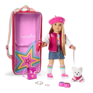 Truly Me™ 18-inch Doll #131, Accessories, Puppy & Doll Carrier