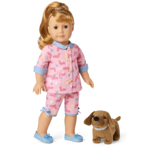 Maryellen’s™ Dachshund Pajamas & Dog (Historical Characters)