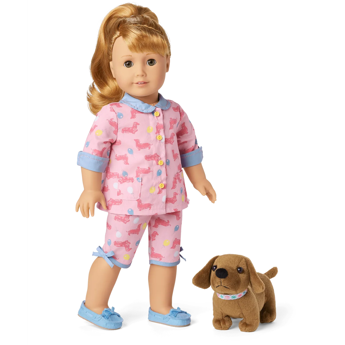 Maryellen’s™ Dachshund Pajamas & Dog (Historical Characters)