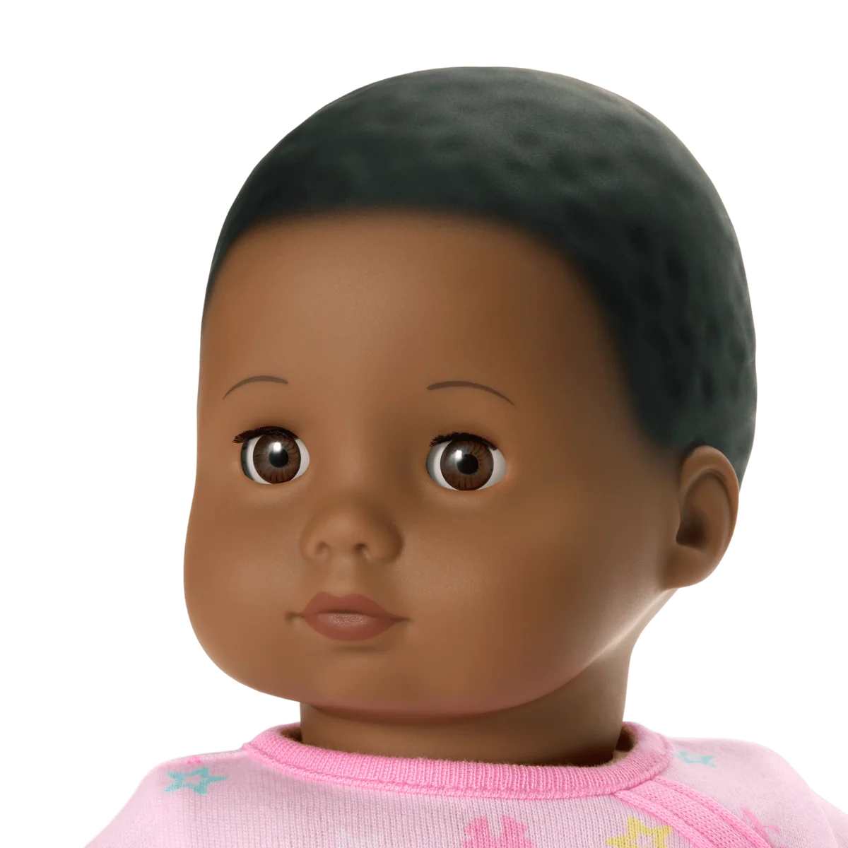 Bitty Baby® Doll #1 with black hair in Pastel Pink