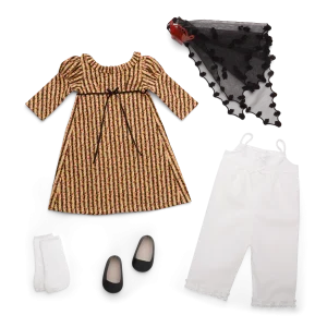 Josefina’s™ Christmas Dress & Mantilla for 18-inch Dolls (Historical Characters)