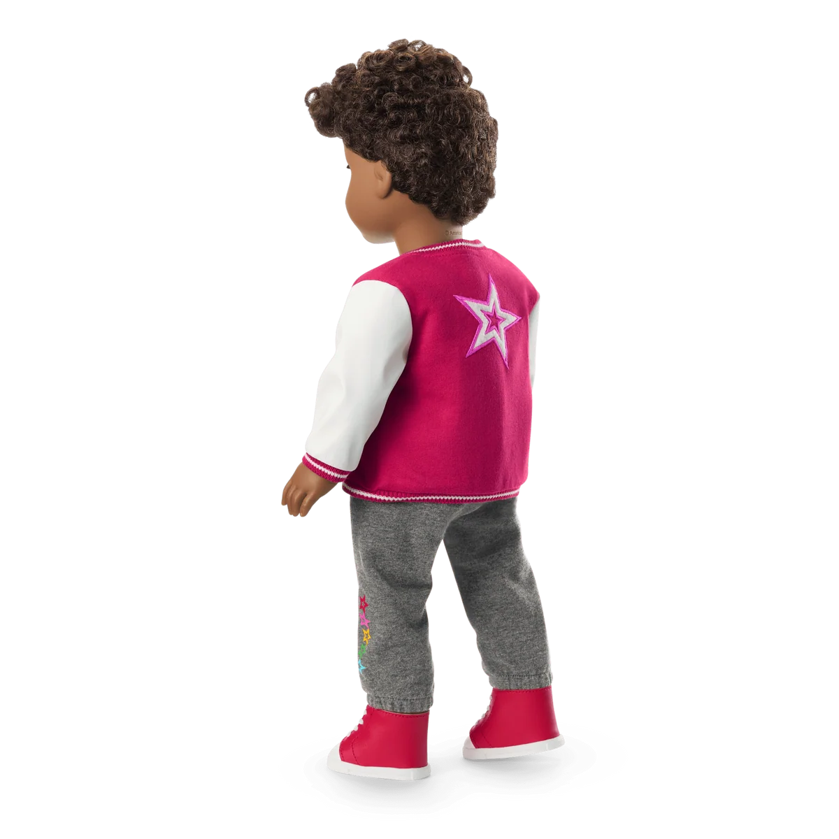 Truly Me™ 18-inch Doll #113 with curly dark-brown hair